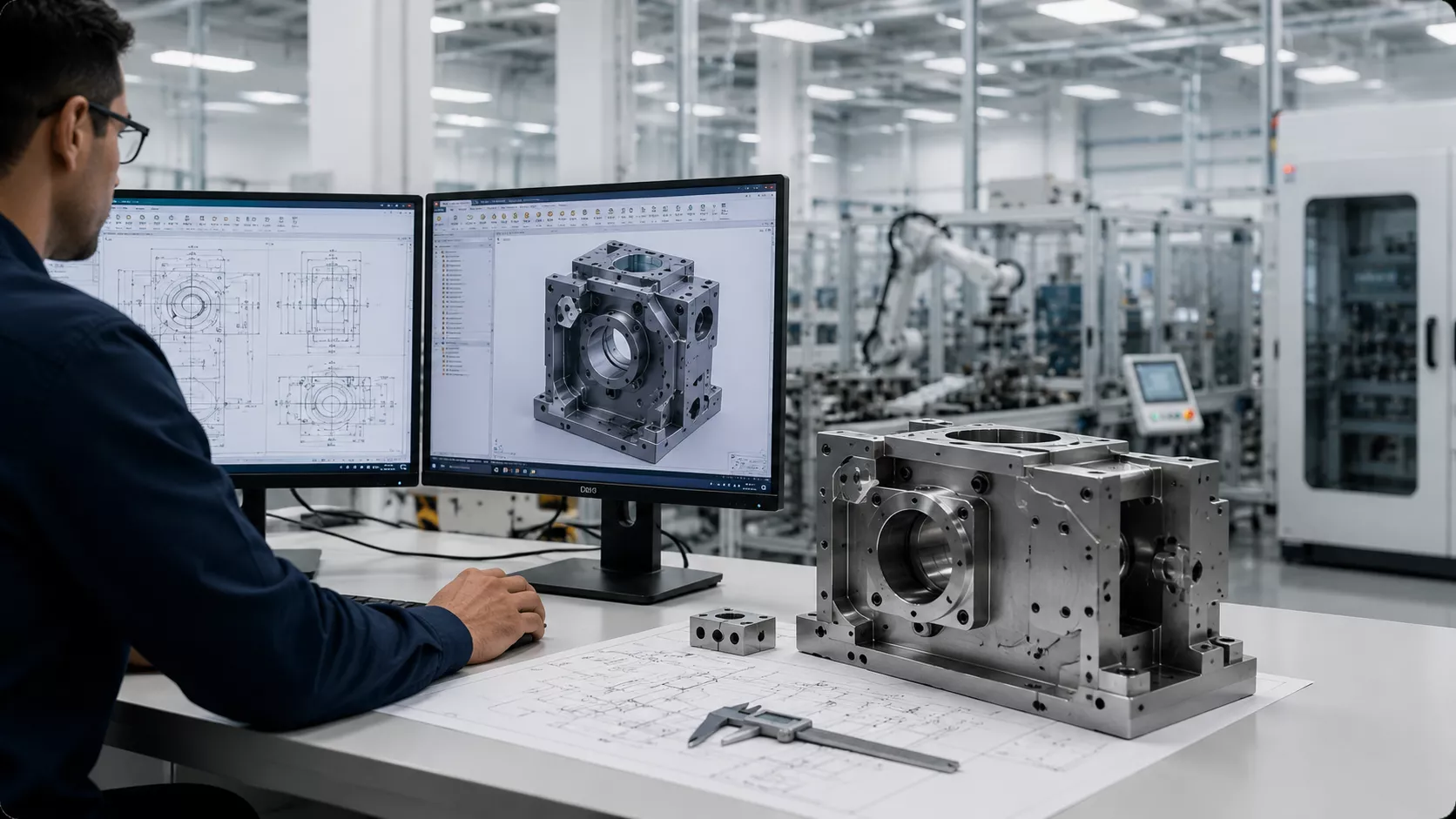 Ingeniería de proyectos y diseño CAD para soluciones industriales